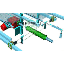 深圳绿浦 遮阳网传动系统 钢索传动