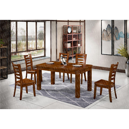 美式橡胶木餐桌品牌加盟_橡胶木餐桌_瑞升餐桌椅款式多样
