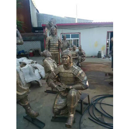4米骑马人物雕塑_长沙4米人物雕塑_恒保发铜雕厂