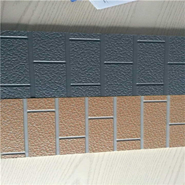 供应标砖纹 聚氨酯金属雕花板 外墙金属保温装饰板 建材装饰板