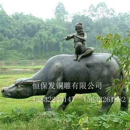 恒保发铜雕厂家(图)|动物铜雕牛订做|昭通动物铜雕牛