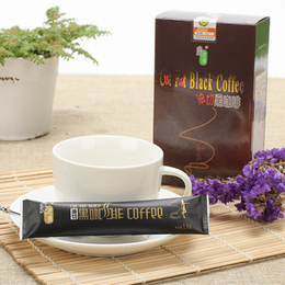 广元堂油切黑咖啡 三合一原味速溶酵素左旋咖啡粉厂家代理批发