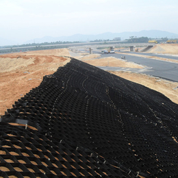 拓林厂家生产供应 风沙地区路基*土工格室 塑料焊接土工格室