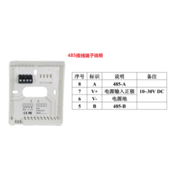 室内型温湿度传感器 吸顶式安装温湿度变送器RS485型