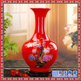 创意摆设大花瓶 观赏装饰大花瓶 陶瓷仿古花瓶