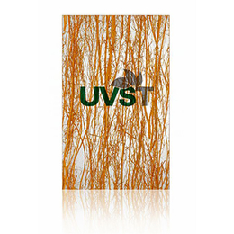 UVST-Z0005酒店会所环保8mm可夹植物树脂透光板