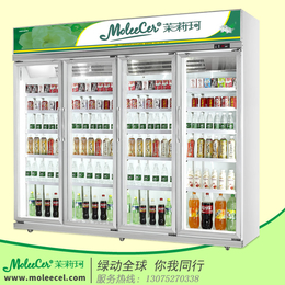 广东冷柜LG-2400豪华铝合金四门冷藏展示柜冰柜价格缩略图