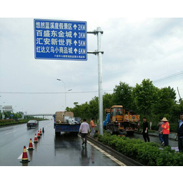 黄山道路标识牌_合肥昌顺道路标识牌(图)_道路标识牌工程