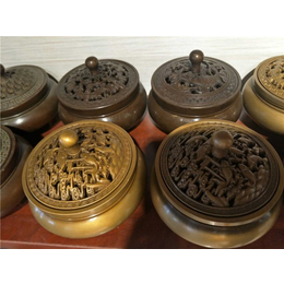 铜雕厂-来图定做(图)、批发纯铜香炉、纯铜香炉