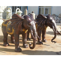 铜大象雕塑、北京铜大象、博轩雕塑