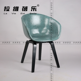 上海星巴克时尚围椅咖啡厅实木圈椅定做