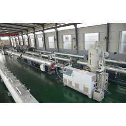 pe管材生产线制造商、亳州pe管材生产线、同三塑机