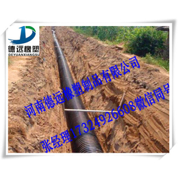 淮阳黑色波纹管-HDPE钢带增强聚乙烯波纹管