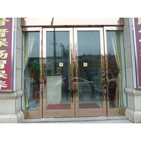 河东区安装钢化玻璃门 天津专业定制办公室玻璃隔断