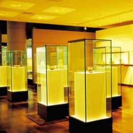 品质展柜量身定做(多图)、博物馆展柜效果图、广州博物馆展柜