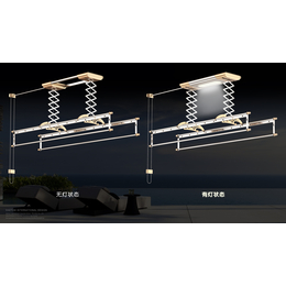 德腾工业设计带来这款自带灯光且造型时尚的晾衣架