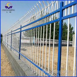 德明学校围栏组装护栏锌钢护栏隔离栏****小区护栏安装方便