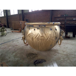 铜大缸雕塑厂|台湾铜大缸|妙缘铜雕铸造厂