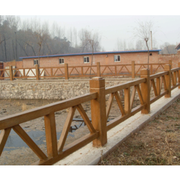 ****仿木栏杆制作、@神斧景观质量可靠、滁州仿木栏杆