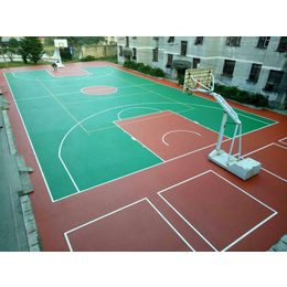 硅pu球场材料 硅pu塑胶篮球场造价 硅pu面层施工