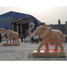 爱强石雕(图),仿古石雕大象工艺品厂,西藏石雕大象