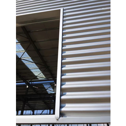 福建福州厦门工业厂房外墙铝合金波纹板横装铝合金波浪板