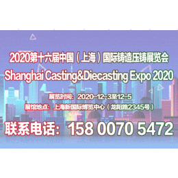 2020第十六届中国上海国际铸造压铸展览会