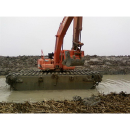 水陆两用挖机、新盛发水上挖掘机、水陆两用挖机租赁电话