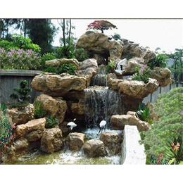 旭泉园林(图),假山喷泉施工,扬州假山喷泉