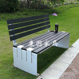 今年不锈钢公园椅 康图家休息座凳 新款山樟木排椅