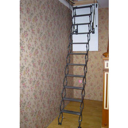 品家楼梯阁楼伸拉梯小空间伸缩楼梯梦想改造家同款梯节省空间楼梯