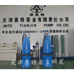 QHB洪涝排水抢险可用的混流潜水泵就在天津奥特泵业