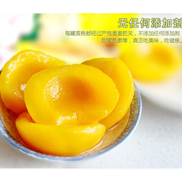 黄桃罐头生产|阜阳黄桃罐头|君果食品(查看)