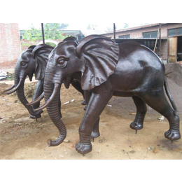 景观铜大象雕塑厂家_重庆景观铜大象雕塑_博轩雕塑