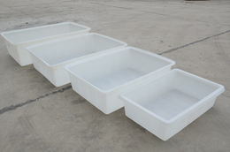 应城水产厂家供应 加厚牛筋塑料水箱 长方形家用水缸大号