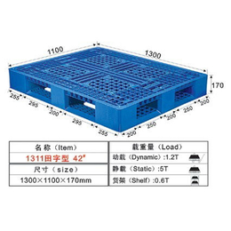 九脚塑料托盘|泰峰****送货|九脚塑料托盘尺寸