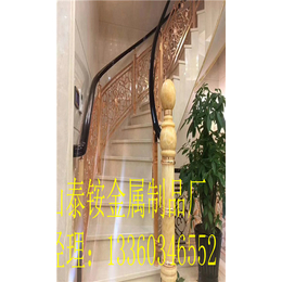 伊犁哈萨克自治州供应镂空铝板雕刻护栏 铝艺楼梯扶手围栏