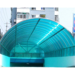 北京蓝景都建筑装饰(图),孝义阳光板雨棚,阳光板雨棚