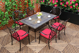 铸铝桌椅订做-如典质量过硬-花园铸铝桌椅订做