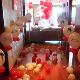 【乐多气球】、洛龙婚房气球布置创意设计、洛阳婚房气球布置