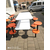 供应食堂餐厅钢制连体餐桌椅结构牢固使用长久缩略图3