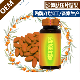 承接沙棘肽压片糖果代加工沙棘大豆蛋白压片OEM贴牌厂家