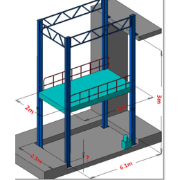 框架式汽车升降货梯价格-山东荣世机械品质保证