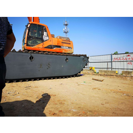 天津清淤水陆挖掘机浮筒安装管理缩略图