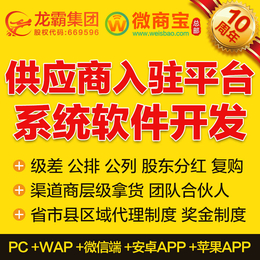 C2C供应商入驻分销系统软件源码 定制C2C商家入驻平台