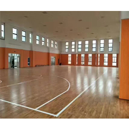 篮球木地板_洛可风情运动地板_大庆篮球木地板