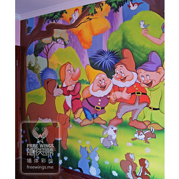 墙绘材料-墙绘-南京*翅膀艺术设计