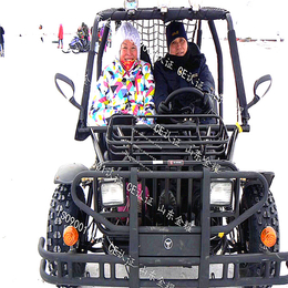 室外小型冰雪乐园加盟雪地卡丁车滑雪场设备游乐卡丁车双人卡丁车