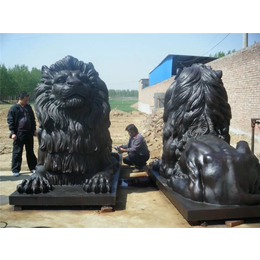 厂家直订_铜狮雕塑_铜狮雕塑走狮制作