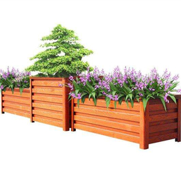 木制花箱 防腐木花箱 户外长方形木质花箱 可定制花箱